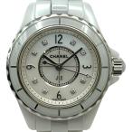 シャネル CHANEL J12 29mm H2570 ホワイト�