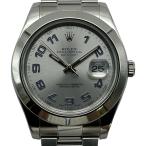 ロレックス ROLEX デイトジャスト2 116300 シルバー ステンレススチール 腕時計 メンズ 中古