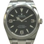 ロレックス ROLEX エクスプローラー1 214270 ブラック ステンレススチール 腕時計 メンズ 中古