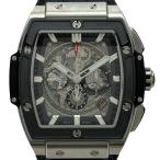 ウブロ HUBLOT スピリット オブ ビッグバン チタニウム セラミック 601.NM.0173.LR シルバー チタン/セラミック 腕時計 メンズ 中古