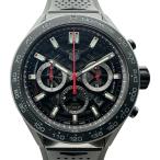 タグ・ホイヤー TAG HEUER カレラ キャリバーホイヤー02 クロノグラフ CBG2A90.FT6173 スケルトン セラミック 腕時計 メンズ 中古