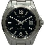 グランドセイコー Grand Seiko 9Fクォーツ SBGX035(9F62-0A60) ブラック ステンレススチール 腕時計 メンズ 中古