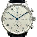 インターナショナルウォッチカンパニー IWC ポルトギーゼ・クロノグラフ IW371417 シルバー ステンレススチール 腕時計 メンズ 中古