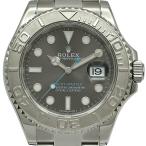 ロレックス ROLEX ヨットマスター40 スレート 116622 グレー プラチナ/ステンレススチール 腕時計 メンズ 中古