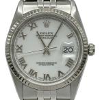 ロレックス ROLEX デイトジャスト 16234 ホワイト ステンレススチール 腕時計 メンズ 中古