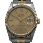 ロレックス ROLEX デイトジャスト 16233 シャンパン ゴールド/ステンレススチール 腕時計 メンズ 中古