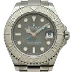 ロレックス ROLEX ヨットマスター37 268622 スレート プラチナ/ステンレススチール 腕時計 メンズ 中古