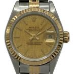 ロレックス ROLEX デイトジャスト モザイク 69173 ゴールド ゴールド/ステンレススチール 腕時計 レディース 中古
