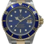 ロレックス ROLEX サブマリーナ 16613 ブルー ゴールド/ステンレススチール 腕時計 メンズ 中古