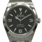 ロレックス ROLEX エクスプローラー1 214270 ブラック ステンレススチール 腕時計 メンズ 中古
