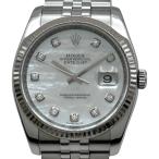 ロレックス ROLEX デイトジャスト 36 116234NG ホワイトシェル ホワイトゴールド 腕時計 メンズ 中古
