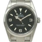 ロレックス ROLEX エクスプローラー1 114270 ブラック ステンレススチール 腕時計 メンズ 中古