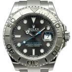 ロレックス ROLEX ヨットマスター 116622 スレート（ダークロジウム） プラチナ/ステンレススチール 腕時計 メンズ 中古