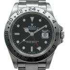 ロレックス ROLEX エクスプローラー2 16570 ブラック ステンレススチール 腕時計 メンズ 中古