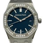 オーデマ・ピゲ AUDEMARS PIGUET ロイヤルオーク オートマティック 77451ST.ZZ.1361ST.04 ブルー ステンレススチール 腕時計 メンズ 中古