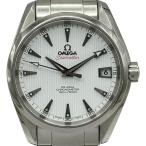 オメガ OMEGA シーマスター アクアテラ 150M 231.10.39.21.54.001 ホワイト ステンレススチール 腕時計 メンズ 中古