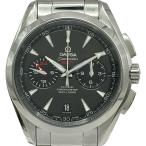 オメガ OMEGA シーマスター アクアテラ 150M コーアクシャル クロノメーター GMT 231.10.43.52.06.001 グレー SS 腕時計 メンズ 中古