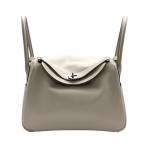 ショッピングエルメス エルメス HERMES リンディ26 Z刻 グリペール×シルバー金具 エバーカラー ショルダーバッグ レディース 中古