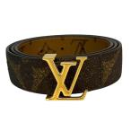 ルイ・ヴィトン LOUIS VUITTON ベルト・LV アイコニック30mmリバーシブル M0149 ブラウン モノグラムリバース ベルト レディース 中古