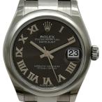 ロレックス ROLEX デイトジャスト31 278240 ダークグレー ステンレススチール 腕時計 ユニセックス 中古