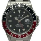 ロレックス ROLEX GMTマスター2  16710 ブラック ステンレススチール 腕時計 メンズ 中古