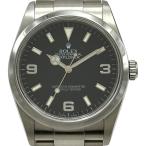 ロレックス ROLEX エクスプローラー1 114270 ブラック ステンレススチール 腕時計 メンズ 中古