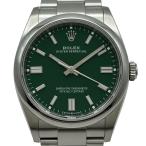 ロレックス ROLEX オイスターパーペチュアル36 126000 グリーン ステンレススチール 腕時計 メンズ 中古