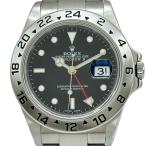 ロレックス ROLEX エクスプローラー2 16570 ブラック ステンレススチール 腕時計 メンズ 中古