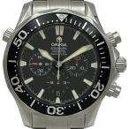 オメガ OMEGA シーマスター 300M クロノグラフ アメリカズカップ 2594.50 ブラック ステンレススチール 腕時計 メンズ 中古