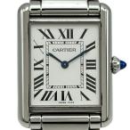 カルティエ Cartier タンクマスト ドゥ カルティエ LM WSTA0106 シルバー ステンレススチール 腕時計 メンズ 中古