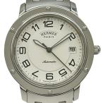 エルメス HERMES クリッパー CP2.810.220.4964 シルバー ステンレススチール 腕時計 メンズ 中古