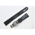 グランドセイコー SBGA093 SBGA293 SBGE027 SBGE227 専用 皮バンドと中留め金具のセット 黒色 クロコダイル C004011J9-B18P51SA31S SEIKO 定価 58,300円 新品
