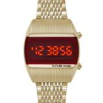 送料込 FUTURE FUNK フューチャーファンク FF201-YG-MT メンズ 腕時計 LED表示 デジタル ゴールド 正規品 電池式 クオーツ 新品