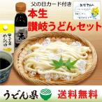 遅れてごめんね！ 父の日 ギフト  本生讃岐うどん 父の日限定セットＡ ( 父の日カード付 ) 送料無料 2025