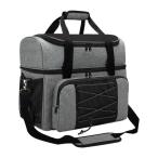 ボウリングボールバッグ ボウリングキャリーバッグ レディース メンズ 丈夫なダブルボール ボウリングバッグ シューズコンパートメント付き 旅行 ジム