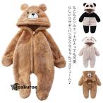  заяц Panda комбинезон новорожденный защищающий от холода нежный детская одежда медведь осень-зима пижама детский комбинезон девочка мужчина .... обратная сторона ворсистый baby длинный рукав боа 