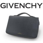 [ очень красивый товар почти не использовался ] Givenchy Givenchy GIVENCHY раунд застежка-молния длинный кошелек бур nai The - ручная сумочка кожа темно-синий мужской 