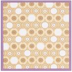 有職 Designed by 川島織物 綿小ふろしき （50×50cm）風呂敷/中巾 菊寿蓮文（キクジュレンモン）