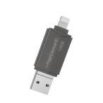 ショッピングusbメモリ [Apple MFi認証] 128G Lightning to USB3.0 フラッシュドライブ メモリースティック 電話ストレージメモリ サムドライ