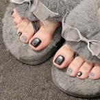 SEMTIM ネイルチップ 足 24枚入り 親指