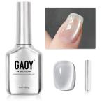 GAOY マグネットネイル ジェルネイル キャッツアイジェル ガラス玉 単色*16ml 磁石付き UV-LED対応 ポリッシュタイプ ホログリッター