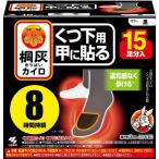 桐灰 小林製薬 カイロ くつ下用 甲に貼る 黒 15足分入