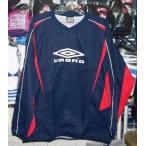 アンブロ ラインドピステシャツ NVY 紺 ネイビー O〜XOサイズ 大きいサイズ umbro UBA4738 新品 レトロ  即決