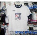 アンブロ かっこいい Tシャツ白 ホワイト 150cm ジュニア キッズ 子供 umbro UCS5862J 新品 レトロ  即決価格