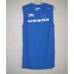 アンブロ かっこいい ノースリーブ BLU 青 ブルー Mサイズ umbro UCS7742 新品 レトロ  即決価格