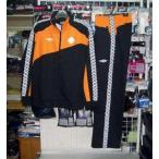 かっこいい アンブロ スウェットトラック 上下 黒×オレンジ Oサイズ 大きいサイズ umbro 新品 レトロ