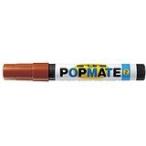 シャチハタ ポップメイト水性顔料 丸2 ブラウン PMP-2A