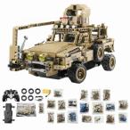 知育玩具 電動ラジコンカー かっこいい 1:12装甲車 768PCS 子供のおもちゃ DIY車 積み木玩具 子供用