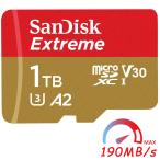 SanDisk マイクロSDカード microSDXC 1TB A2 Extreme UHS-I サンディスク U3 R_190MB/s W_130MB/s Switch対応 海外パッケージ 正規品