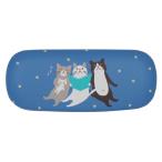 f линзы Hill ta- коричневый mf линзы Night очки кейс голубой очки .. имеется симпатичный кошка рисунок товары смешанные товары твердый подарок подарок модный женщина 